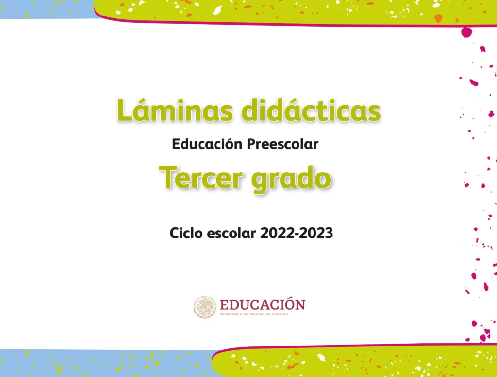 Láminas Didácticas - 3° Preescolar (SEP) 2022-2023 1 laminas didacticas 3 preescolar sep 2022 2023